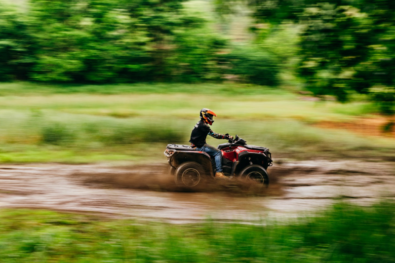 Quad en usage loisir